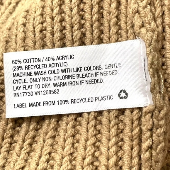 Kika Vargas X Target Gold Knit Tank Sweater sz 2X - Picture 6 of 6